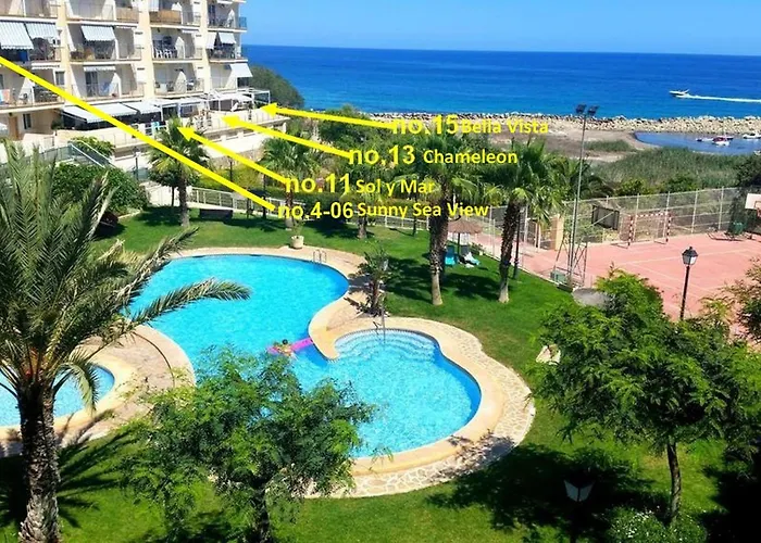 Sunny Sea View Beach, Cala Merced * エル・カンページョ